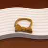 simple style solid color bow knot cloth bowknot hair tie
