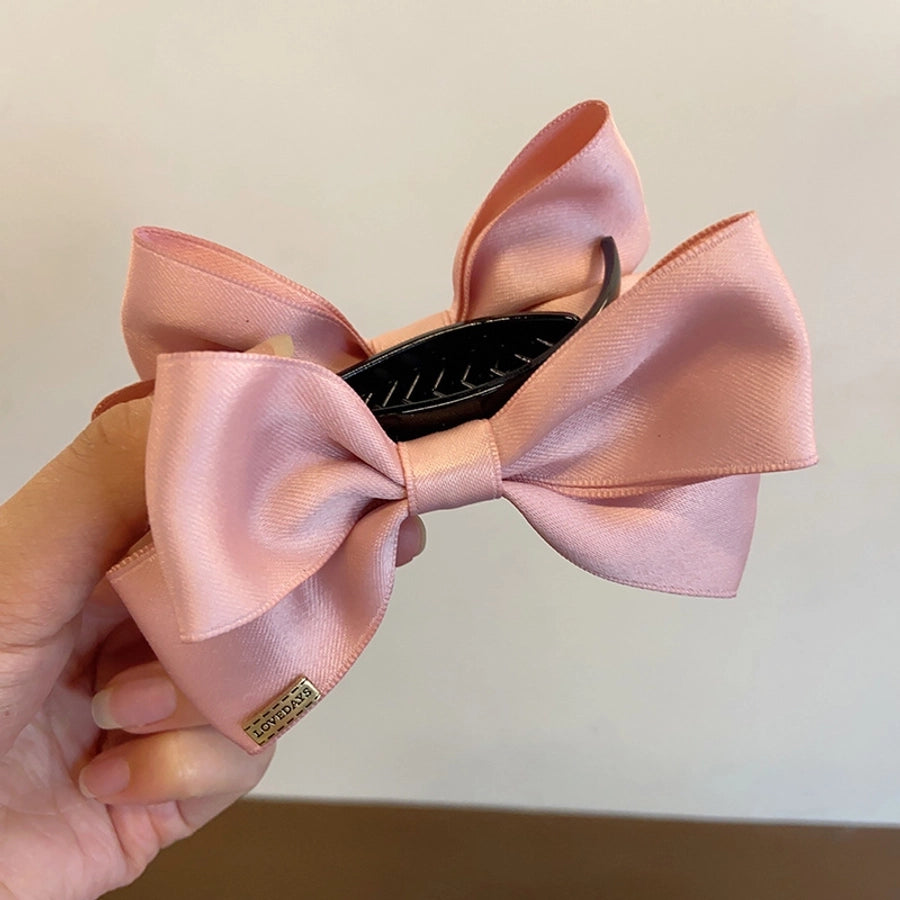 Women's Simple Style Bow Knot Cloth Hair Claws