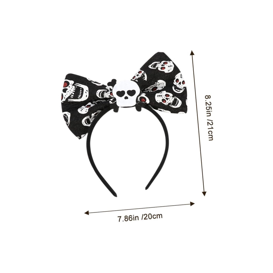 Spider headband skull bow Halloween hair accessories bat headband ghost festival party atmosphere decoration headband