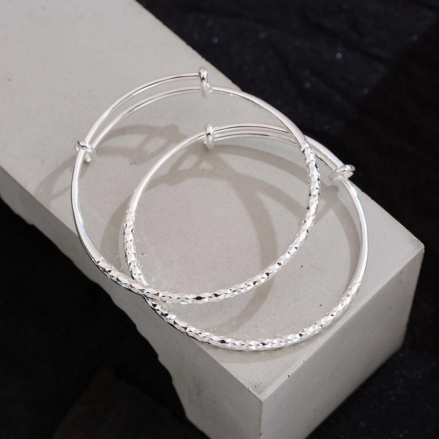 Copper Geometric Bangle