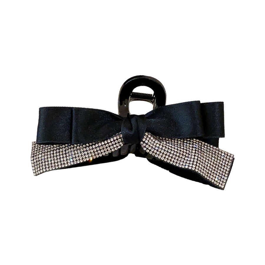 Women's Simple Style Classic Style Bow Knot Arylic Inlay Zircon Hair Claws