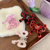 Women's Cute Sweet Bow Knot Acetic acid sheets Hair Claws