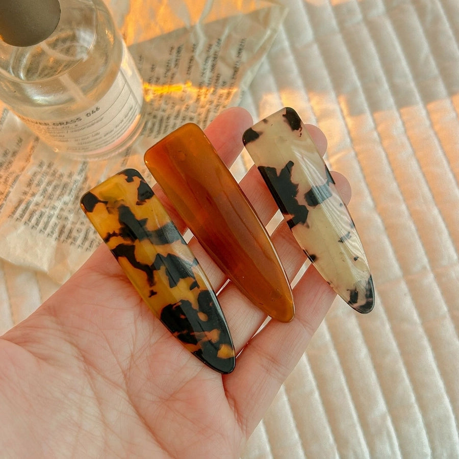 Women's Simple Style Classic Style Color Block Acetic acid sheets Hair Clip