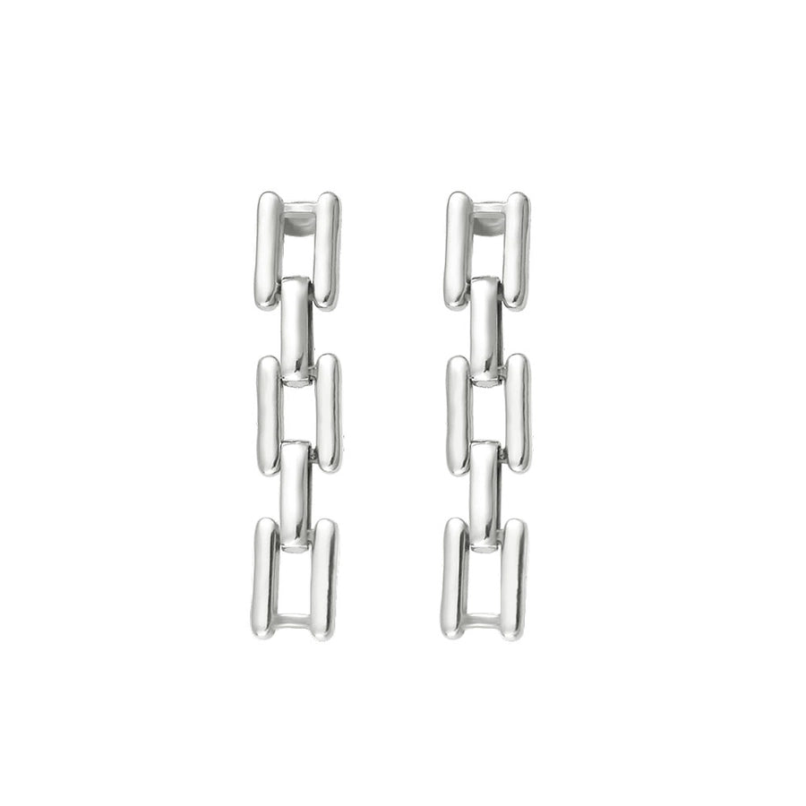 1 Pair Simple Style Commute Square 304 Stainless Steel 316 Stainless Steel  18K Gold Plated Drop Earrings