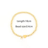 304 Stainless Steel Copper Letter Heart Shape Bracelets