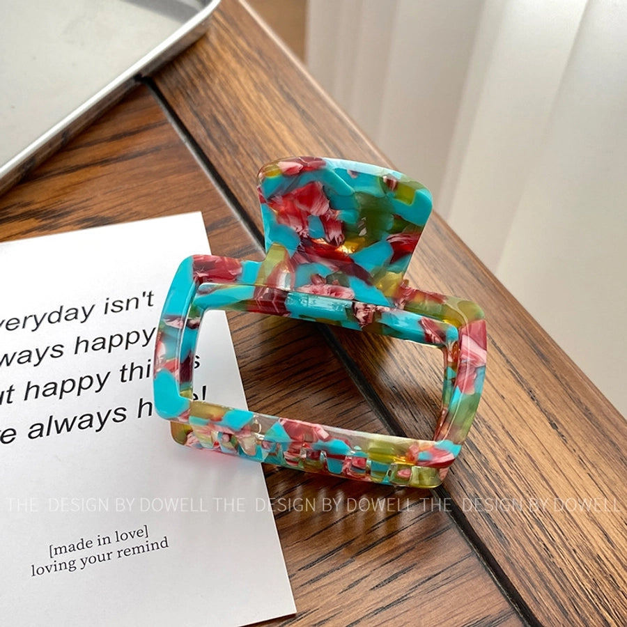 Women's Simple Style Geometric Acetic acid sheets Hair Claws