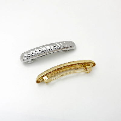 Women's Casual Elegant Simple Style Solid Color Rectangle Alloy Hair Clip