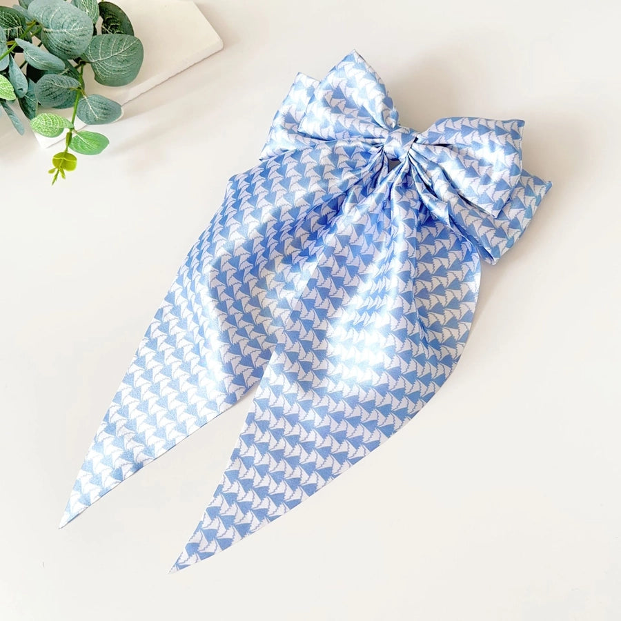 Women's Elegant Streetwear Bow Knot Cloth Hair Clip