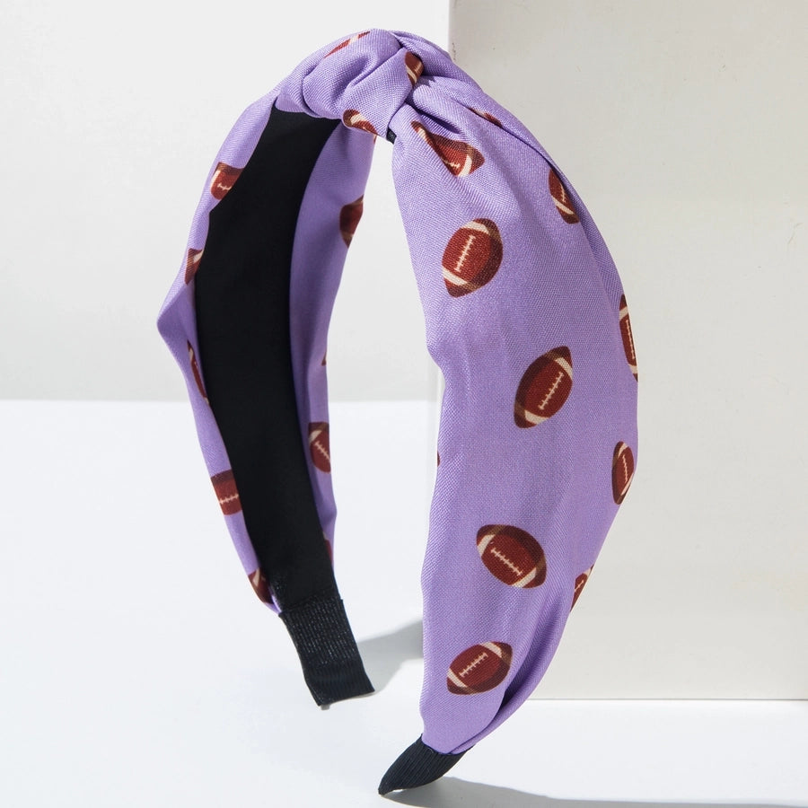 Casual Elegant Classic Style Women's Rugby Alloy Cloth Printing Fabric Hair Band