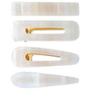 simple style square arylic hair clip