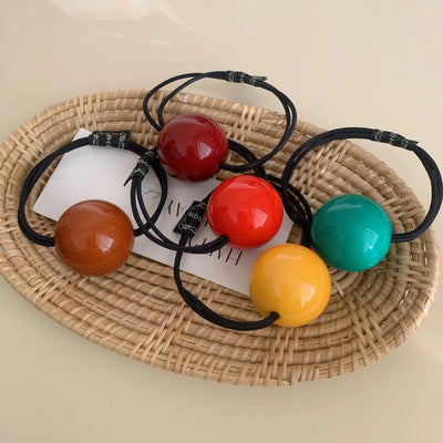 Women's Simple Style Classic Style Solid Color Plastic Hair Tie