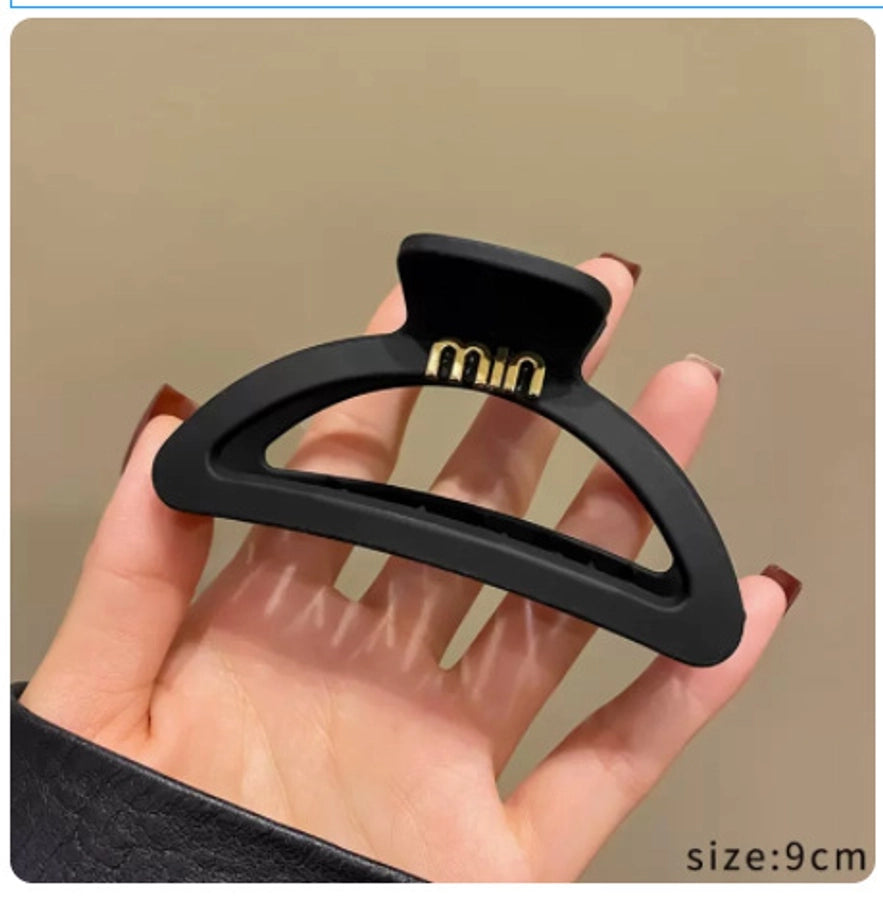 fashion flower metal plating artificial rhinestones hair claws 1 piece