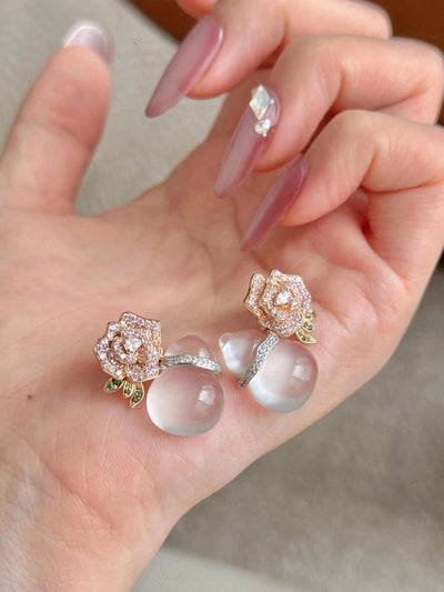 925 Sterling Silver Plating Flowers Plant Flowers