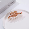 Women's Cute Simple Style Snake Acetic acid sheets Hair Claws