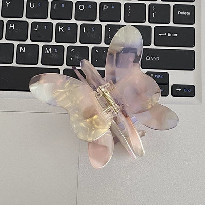 simple style bow knot acetic acid sheets printing hair claws