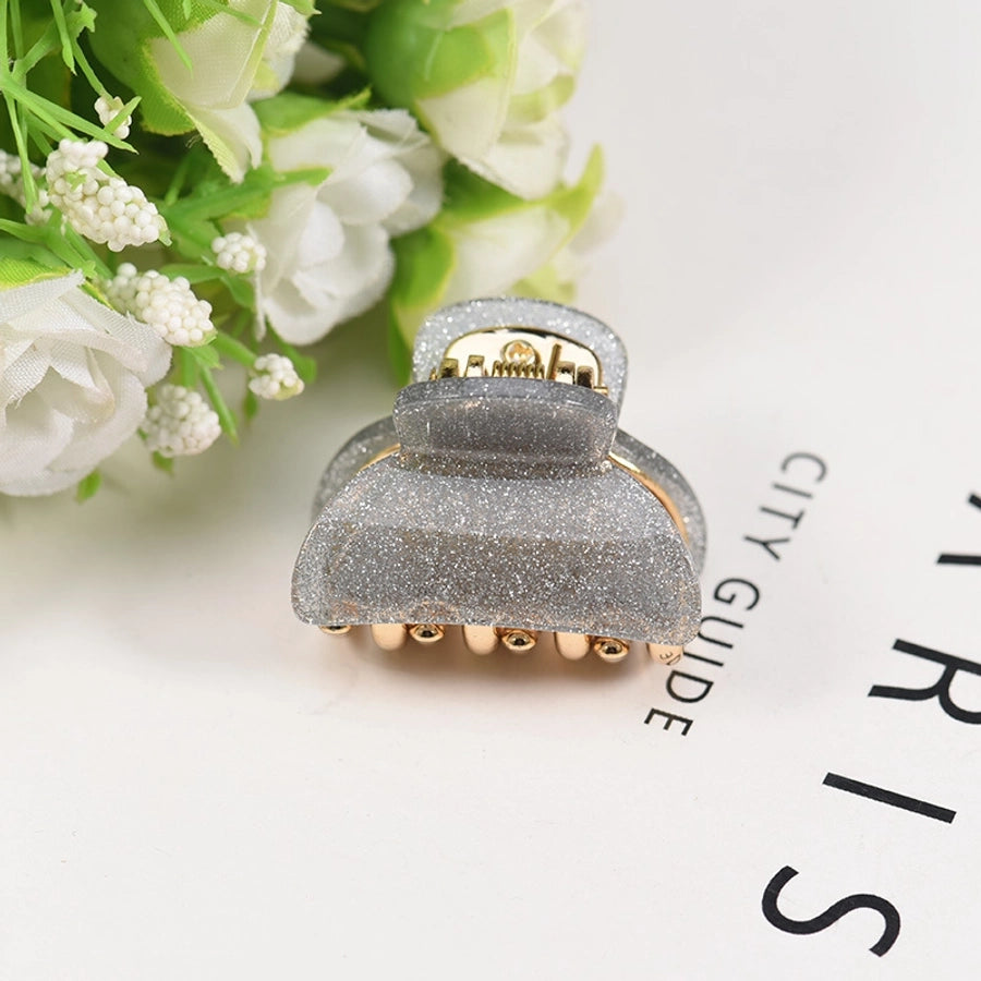 simple style solid color arylic stoving varnish hair claws