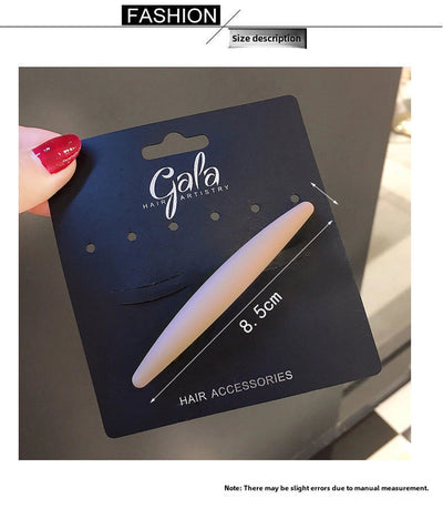 Korean-style fine half-hair simple hair clip clip head clip spring clip horizontal clip ponytail clip bangs clip