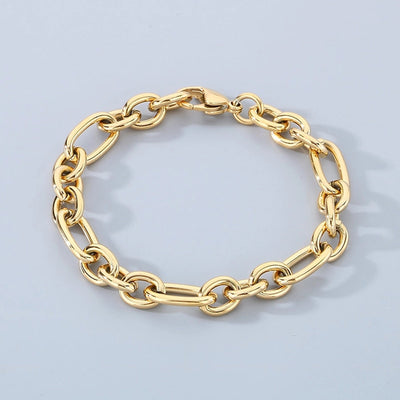 Simple Style Geometric 304 Stainless Steel 18K Gold Plated  Bracelets In Bulk