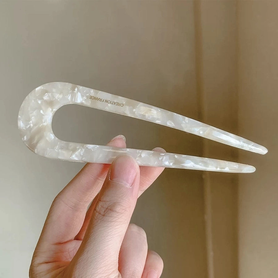 New Chinese style U-shaped hairpin female  new ball head updo artifact insert comb back head headdress fixed chopsticks