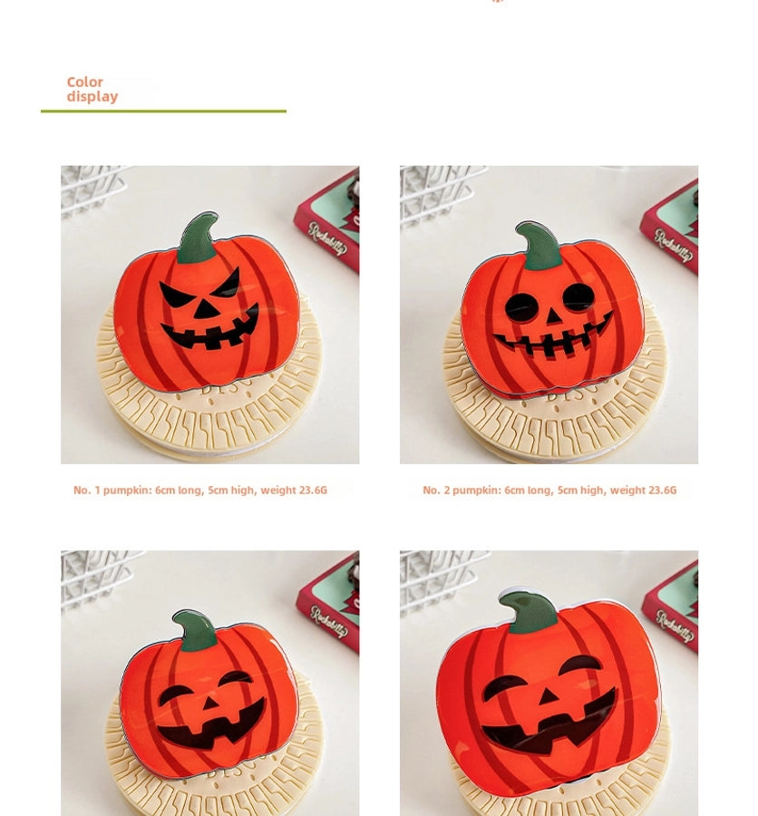 Baifeiya Halloween hairpin funny pumpkin gripper Ghost Horse personality shark clip back head updo hair accessories accessories