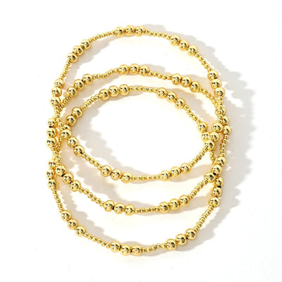 New  Fashion  Beaded Copper Bead Women's Bracelet Factory Direct Sales