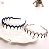 Fluffy Fabric Winding Toothed Hair Band Women's Hair Accessories Headwear Wave Headband Small Accessories Hair Bundles