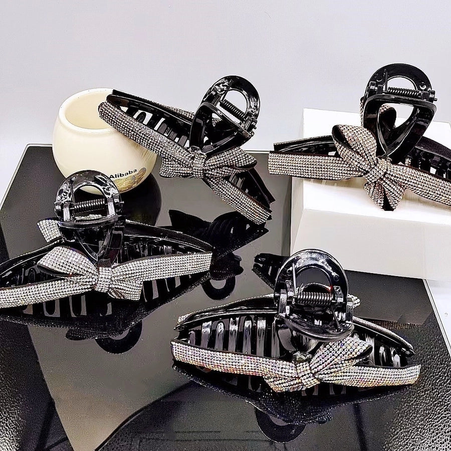 Women's Simple Style Classic Style Color Block Alloy Rhinestone Inlay Rhinestones Hair Claws