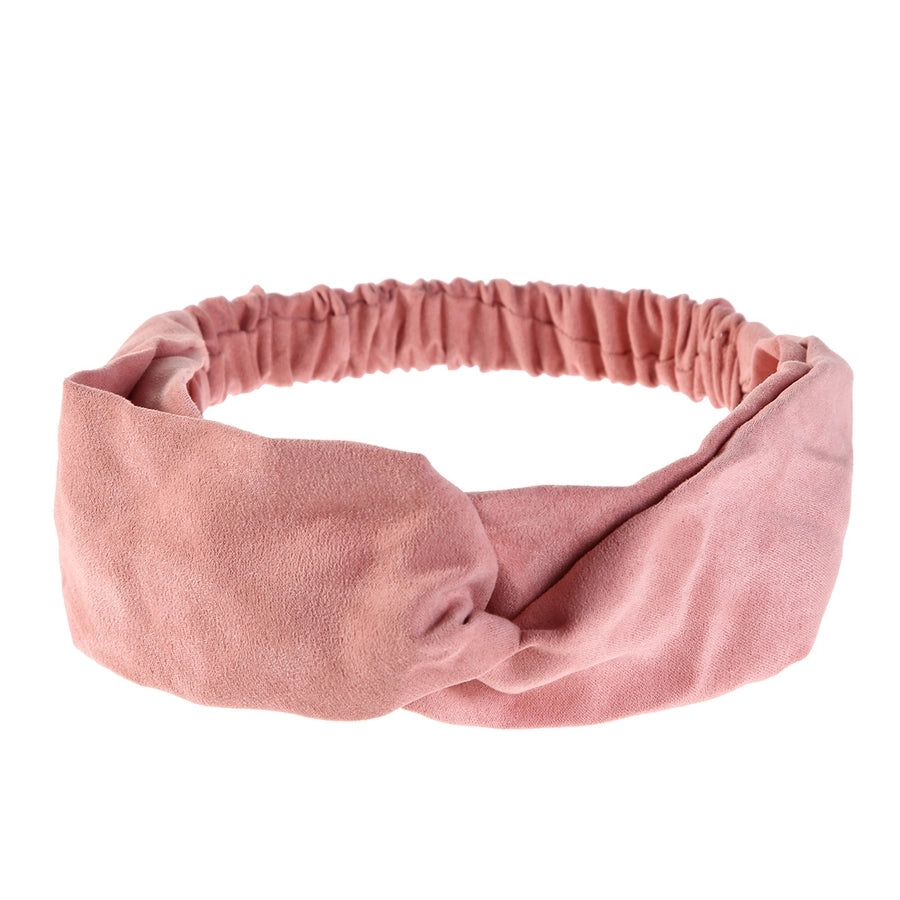 fashion bow knot cloth pleated hair band 1 piece