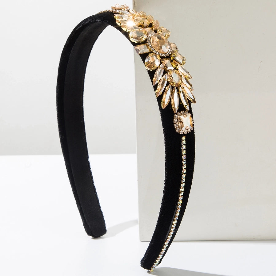 Women's Vintage Style Vacation Classic Style Water Droplets Alloy Inlay Glass Hair Band