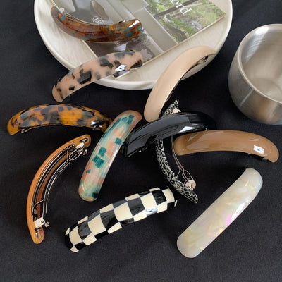 Women's Casual Elegant Simple Style Geometric Alloy Acetic acid sheets Hair Clip