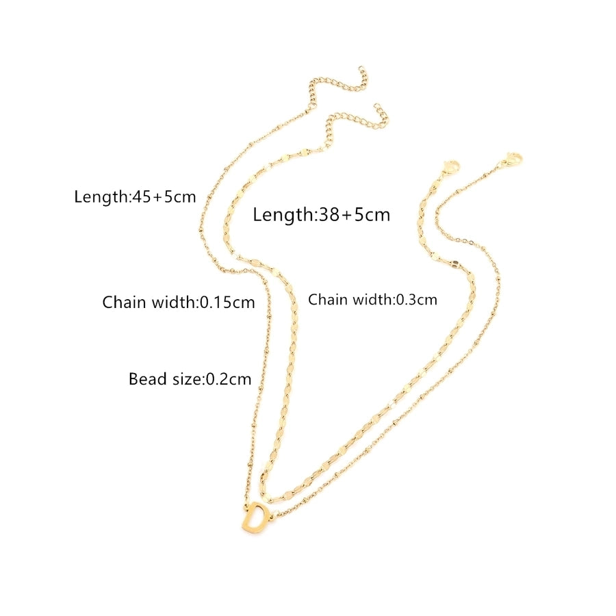 Jewelry Casual Business Classic Style Letter 201 Stainless Steel 304 Stainless Steel Pendant Necklace