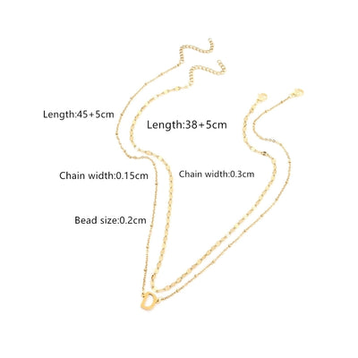 Jewelry Casual Business Classic Style Letter 201 Stainless Steel 304 Stainless Steel Pendant Necklace