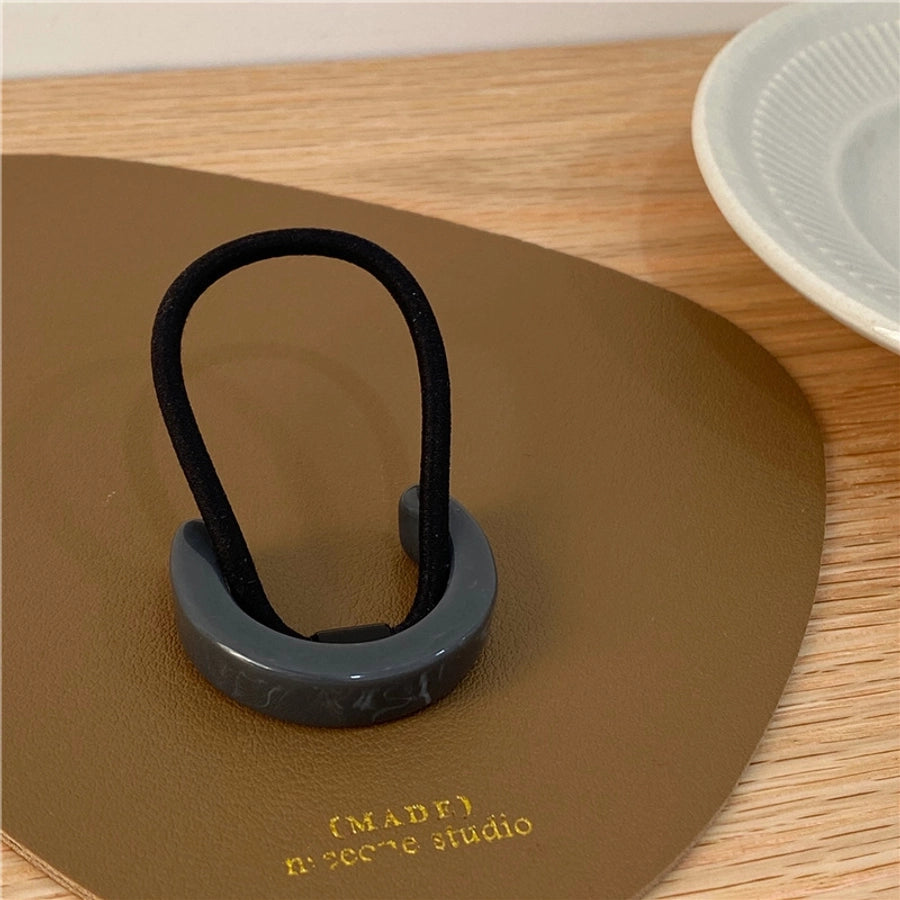 Women's Simple Style U Shape Nylon Resin Acetic acid sheets Hair Tie