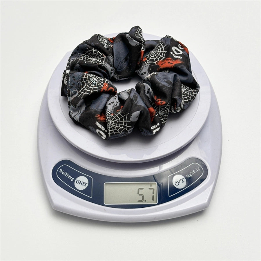 New Halloween Hair Ring  Hair Accessories Large Intestine Hair Ring  Hot Selling Product Festival Pumpkin Ghost Bat Head