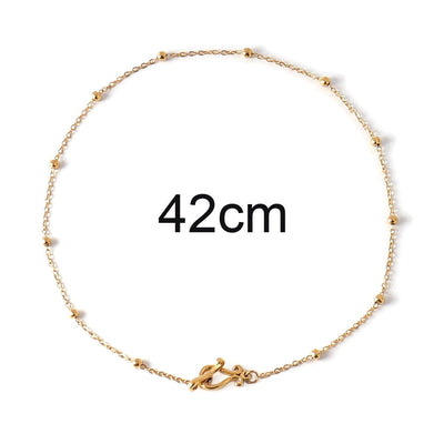 Jewelry Simple Style Classic Style Geometric 316 Stainless Steel  Plating Necklace