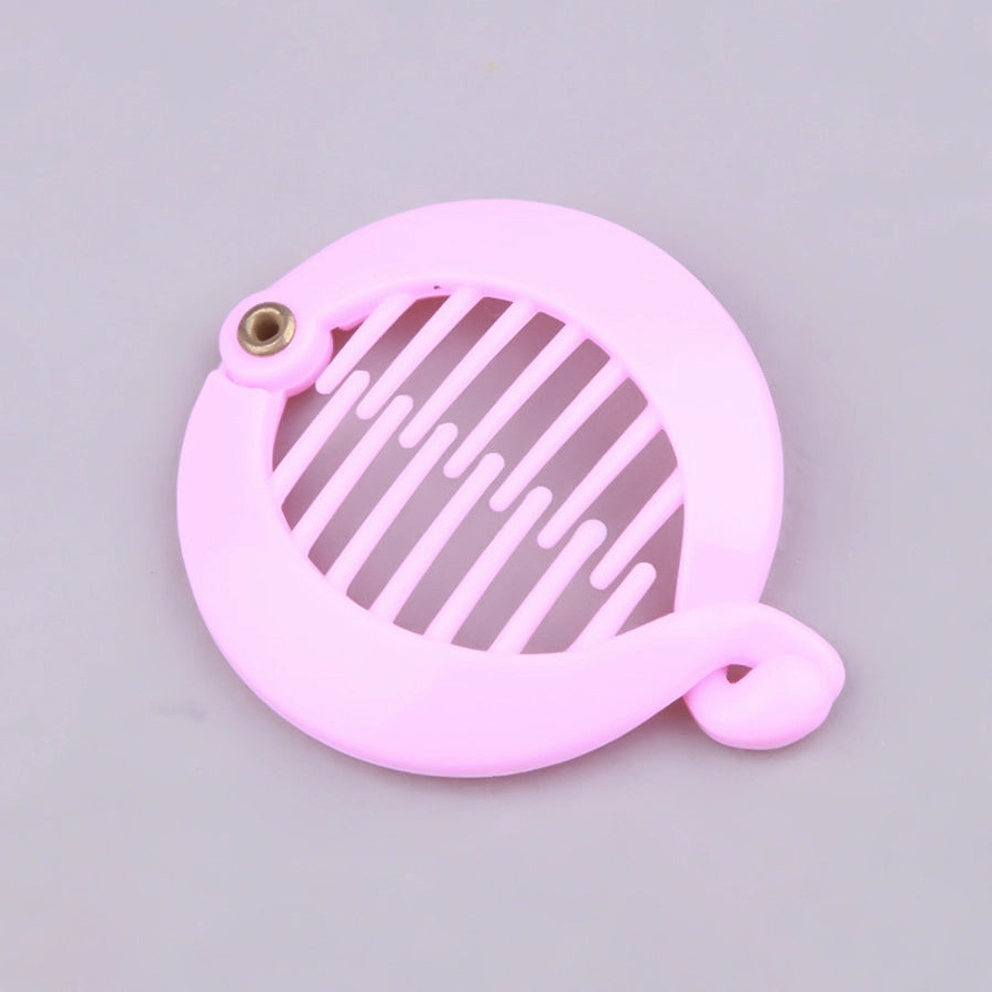 Factory direct  dedicated to simple solid color small round clip banana clip plastic fish clip