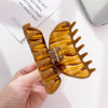 Women's Retro Stripe Acetic acid sheets Hair Claws