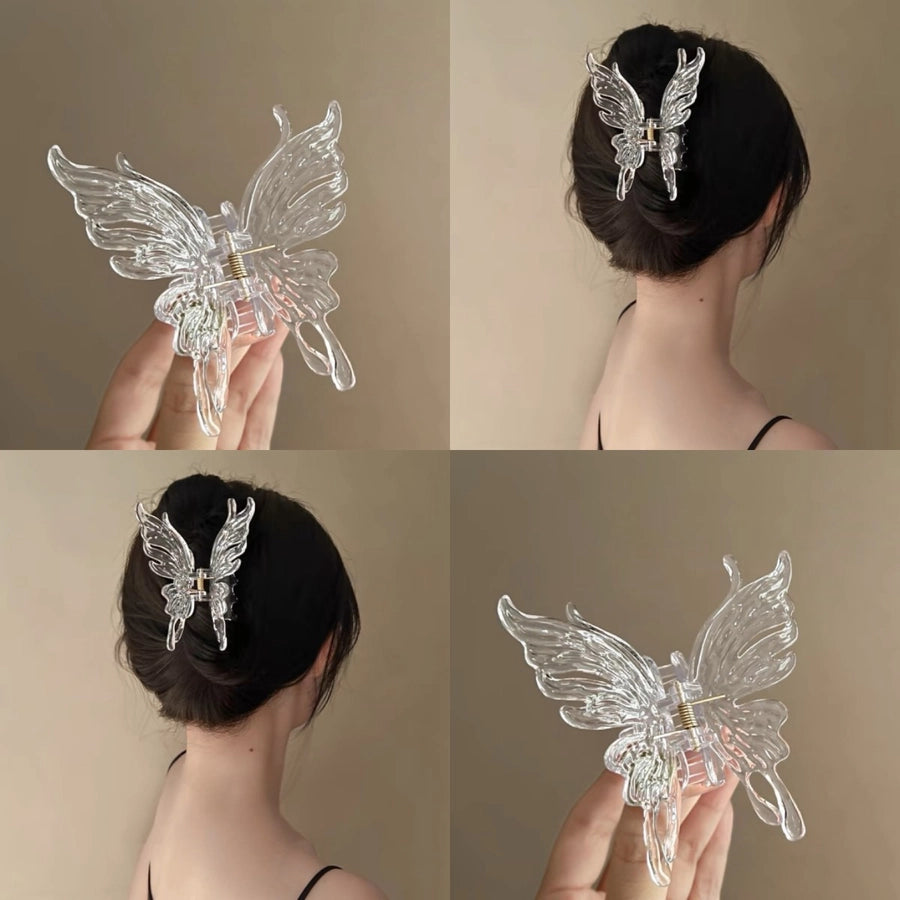 Women's IG Style Korean Style Butterfly Arylic Plating Hair Clip Hair Claws