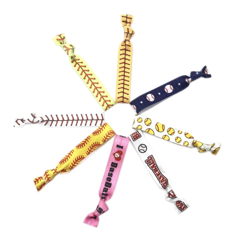 Unisex Simple Style Streetwear Letter Spandex Nylon Hair Tie