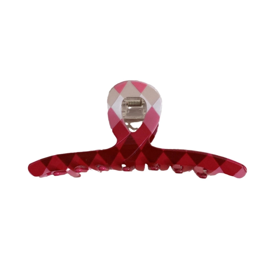 Women's Simple Style Classic Style Argyle Plastic Hair Claws