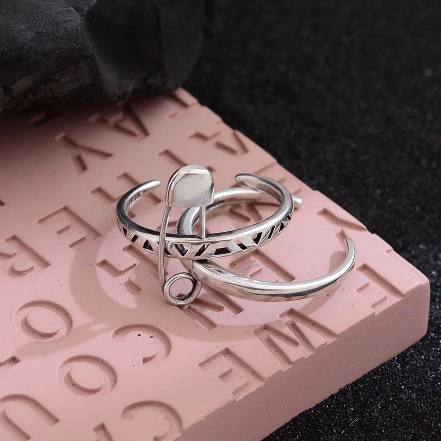 Copper Paper Clip Open Rings