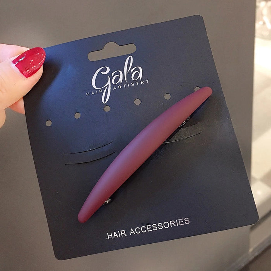 Korean-style fine half-hair simple hair clip clip head clip spring clip horizontal clip ponytail clip bangs clip