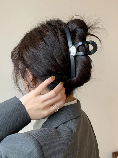 Super Good texture matte metal hair grip large hair volume large hair clip female  new shark clip high-grade hair clip