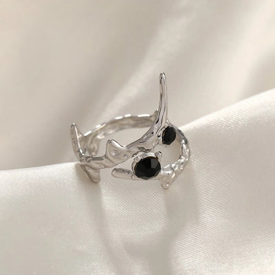 Jewelry Simple Style Commute Geometric 304 Stainless Steel Plating Open Rings