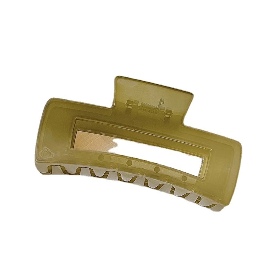 simple style geometric plastic hair claws 1 piece