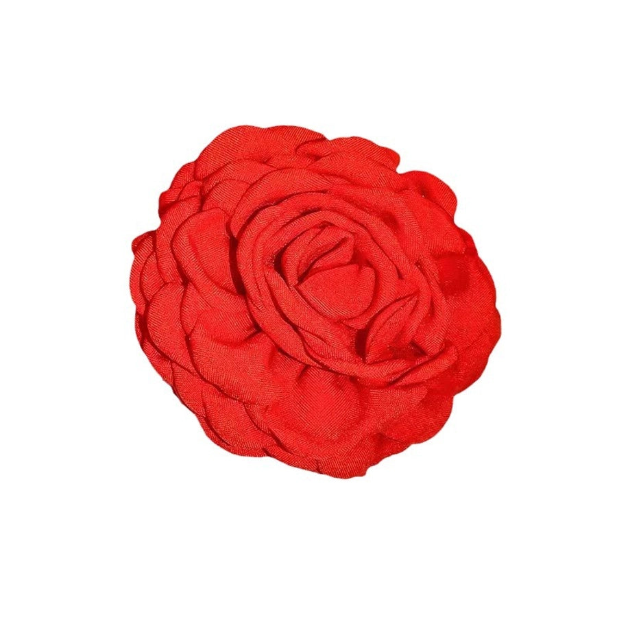 Fabric Flower Hairpin Headwear Back of Head Large Grab Clip Advanced Sense Hairpin Disc Hair Elegant Shark Clip Hair Accessories for Women