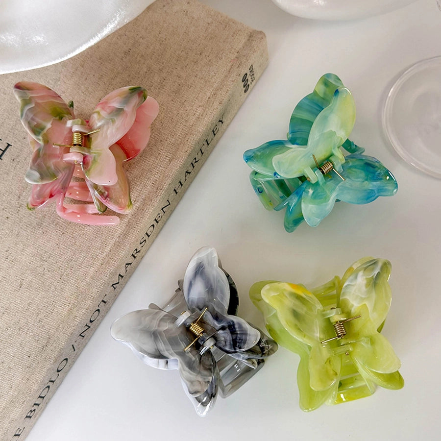 Women's Fairy Style Elegant Romantic Butterfly Arylic Hair Claws