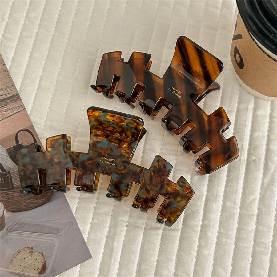 Women's Simple Style Classic Style Color Block Acetic acid sheets Hair Claws