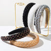 Women's Casual Vacation Classic Style Geometric Beaded Alloy Cloth Inlay Sequins Beads Hair Band