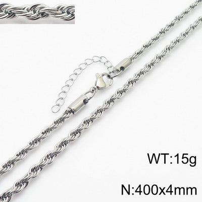 Jewelry Simple Style Geometric 304 Stainless Steel 18K Gold Plated Bracelets Necklace